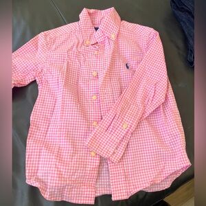Ralph Lauren 4/4T button down shirt for boys like new